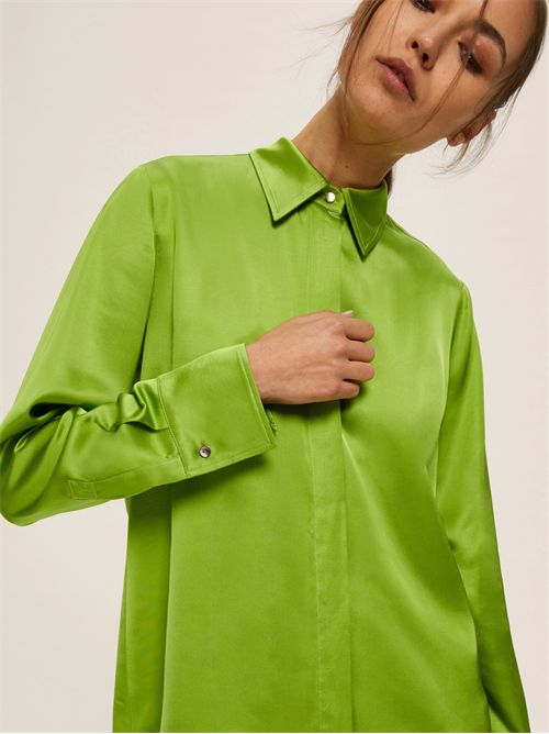 Camicia in raso - VERDE MELA EMME MARELLA | DECODE/002